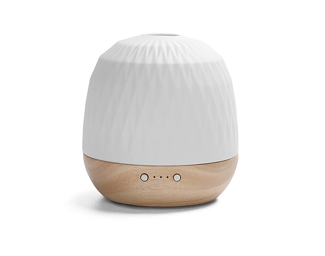Luca-ECO Friendly Bamboo Base Ultrasonic Diffuser With Warm Yellow Light